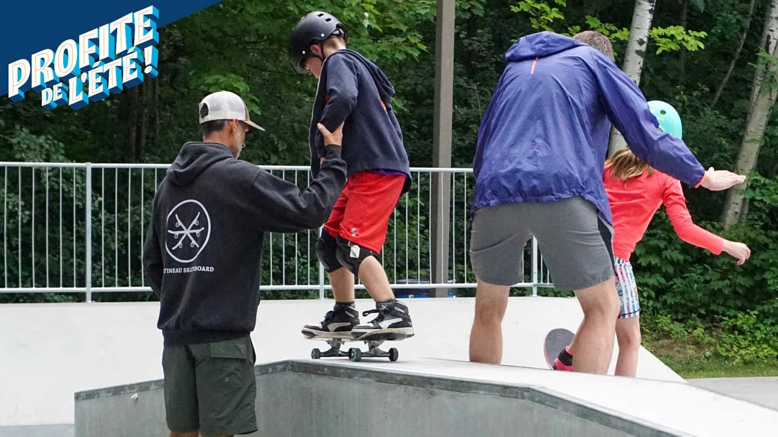 Initiation à la planche à roulettes