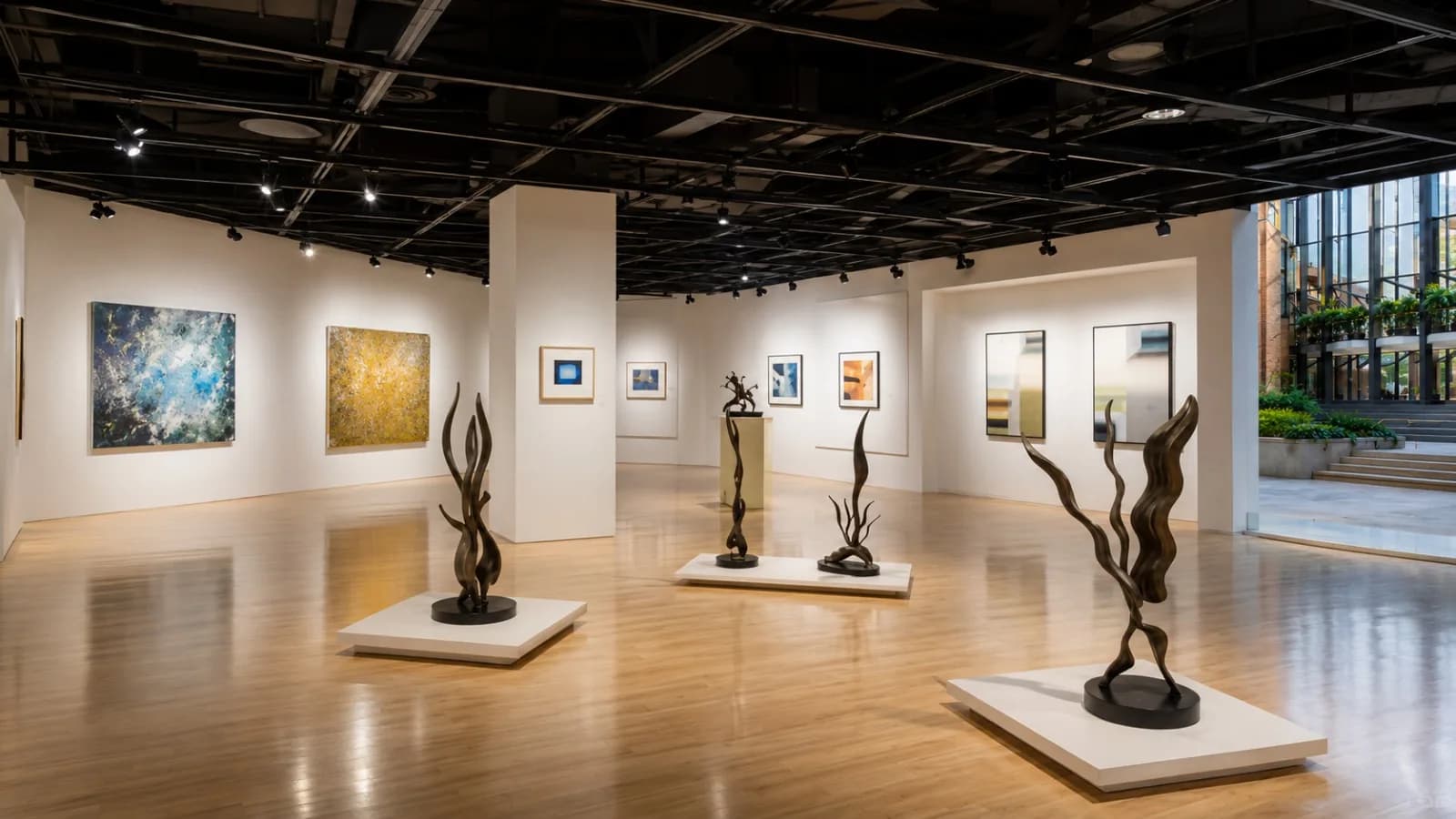 Finissage de l'exposition Utopies pour demain, traduction LSQ