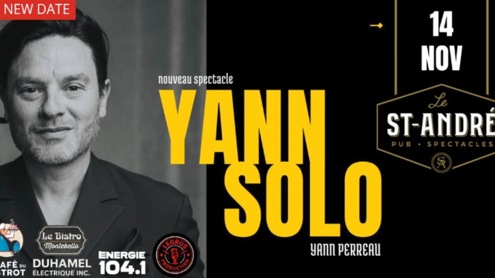Le St-André présente Yann Perreau