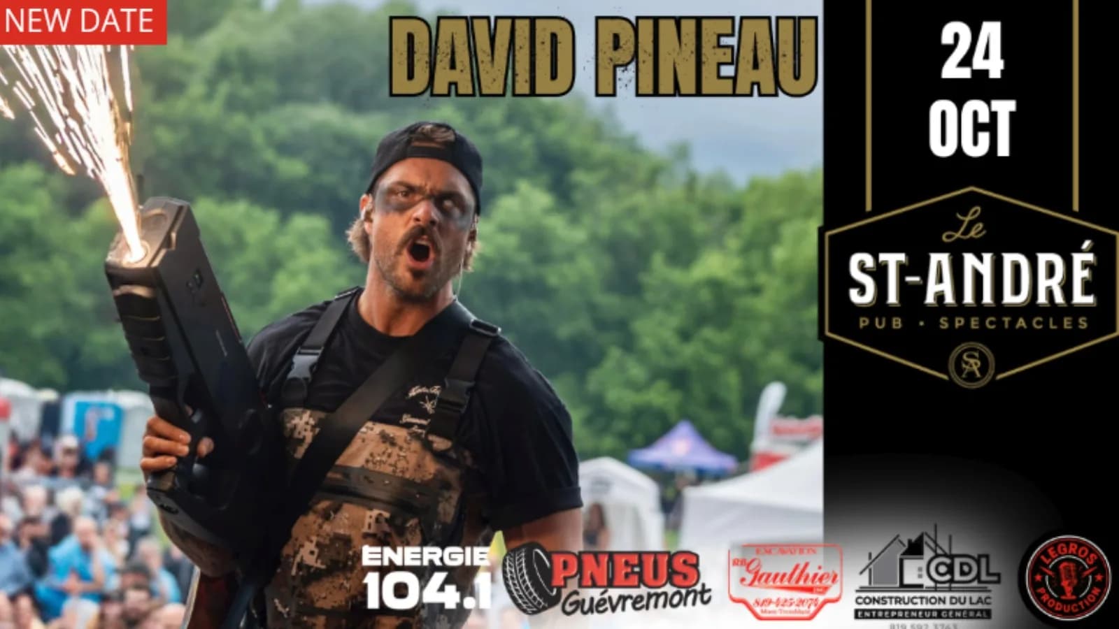 Legros Production présente David Pineau
