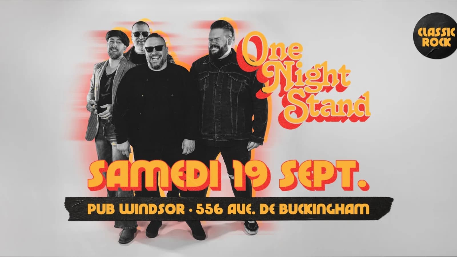 One Night Stand (Classic Rock) @ Le Pub Windsor